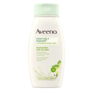 aveeno positively radiant exfoliating body wash.webp