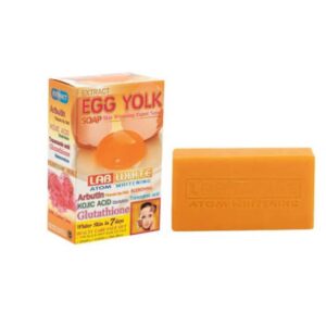 Lab White Extract Egg Yolk With Arbutin, Kojic acid & Glutathione Soap 160g lab20white20extract20egg20yolk20with20arbutin2c20koj.jpg
