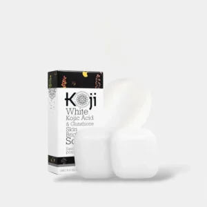 Koji White Kojic Acid & Glutathione Skin Brightening Soap 160 G /5.64 OZ koji white kojic acid glutathione skin brightening soap.webp